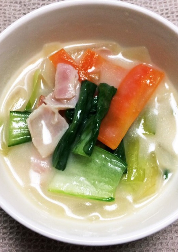 青梗菜のクリーム煮☆簡単-レシピのメイン写真