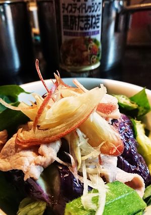 キューピー黒酢玉ねぎドレッシングサラダ-レシピのメイン写真