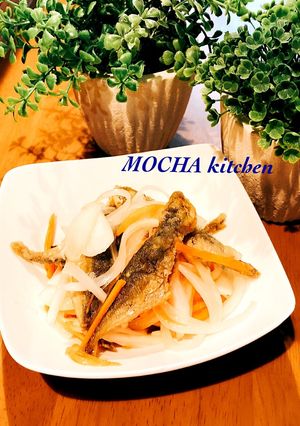 お惣菜売り場の豆あじを使った南蛮漬け-レシピのメイン写真