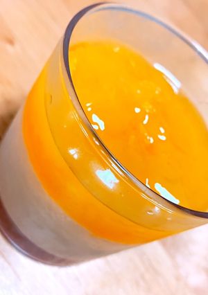 レンジで簡単！まろやか牛乳カルピスゼリー-レシピのメイン写真