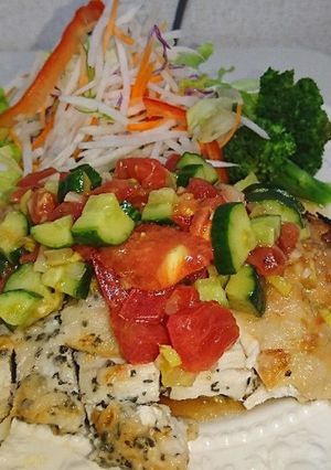鶏肉と夏野菜のさっぱりソース-レシピのメイン写真
