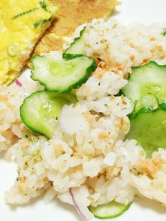 鮭ときゅうりの青じそ香り寿司-レシピのメイン写真