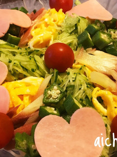 簡単*彩り七夕おそうめん!-レシピのメイン写真