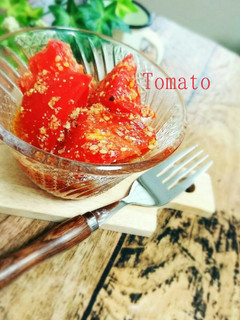 超楽うま!トマトのゴマだれナムル-レシピのメイン写真
