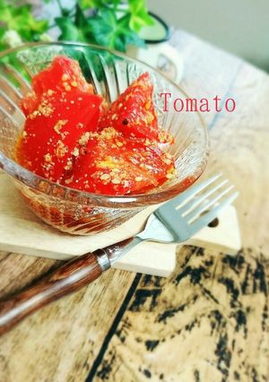 超楽うま！トマトのゴマだれナムル-レシピのメイン写真