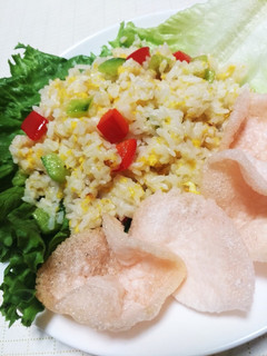 メロンのサラダ炒飯-レシピのメイン写真