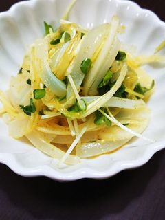 イカと貝割れのカレーマリネ♡-レシピのメイン写真