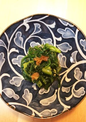 ピリリっ！苦味が旨い春菊のからし和え。-レシピのメイン写真