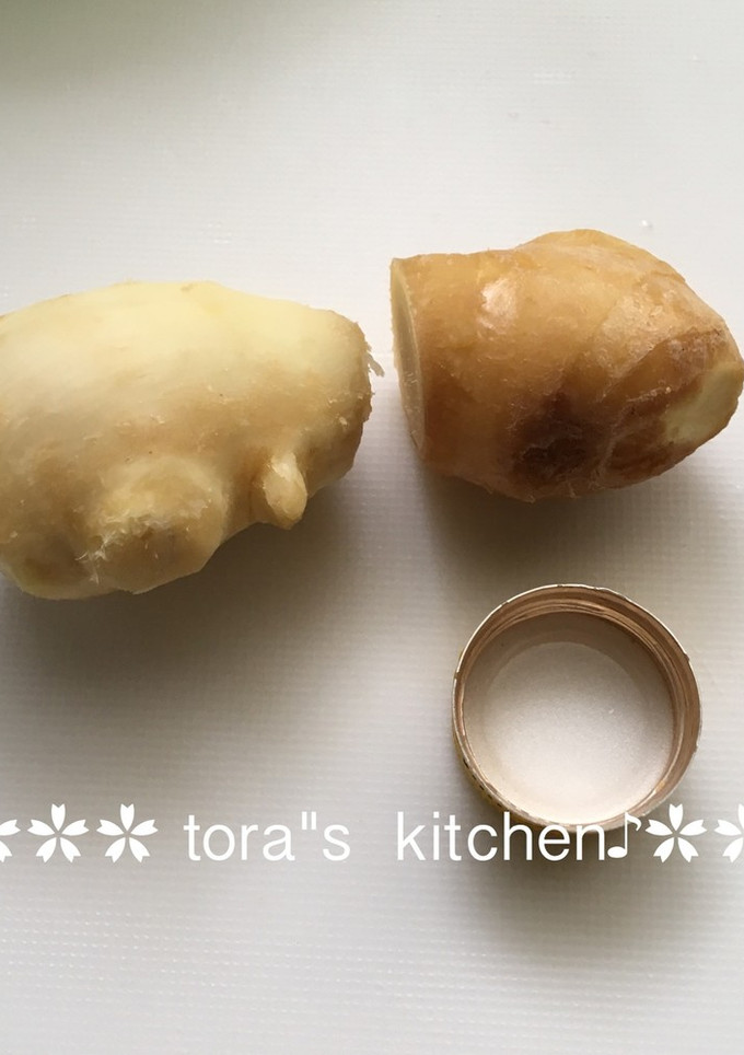 簡単&裏ワザ☘️我が家の生姜の皮むき-レシピのメイン写真
