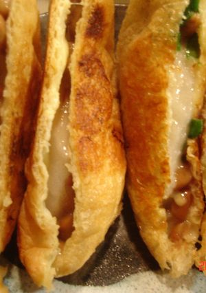 薄揚げ納豆・餅・チーズサンド♪-レシピのメイン写真