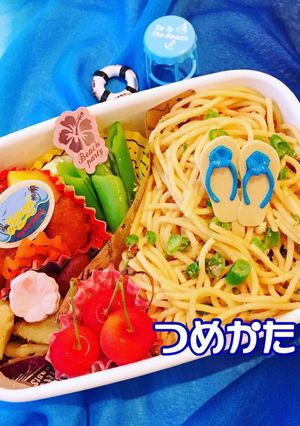 たらこスパゲッティ弁当 簡単 可愛い-レシピのメイン写真