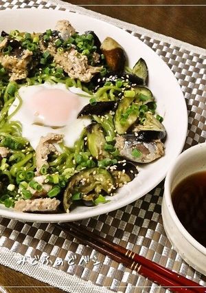 さば缶茄子でうま蕎麦✿蕎麦焼きそば-レシピのメイン写真