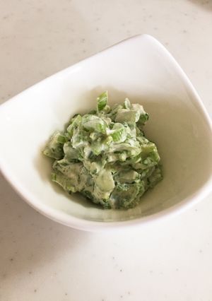 茎わさび？ツーンとワサビマヨ。-レシピのメイン写真
