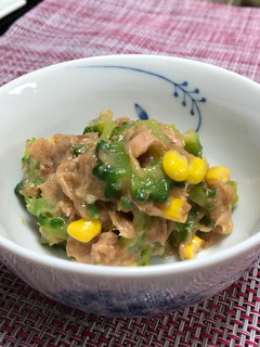 ゴーヤとツナの梅味噌和え-レシピのメイン写真