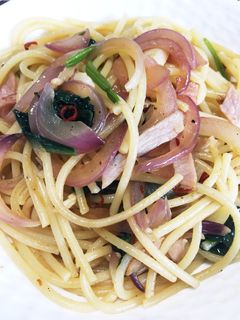 ペペロンチーノ風な和風パスタ-レシピのメイン写真