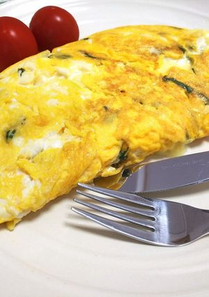 豆腐と大葉とねぎの手間なしチーズオムレツ-レシピのメイン写真