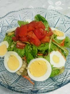 サッポロ一番塩ラーメンで サラダラーメン-レシピのメイン写真