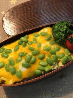 ☘枝豆入りフラットなたまご焼き☘-レシピのメイン写真
