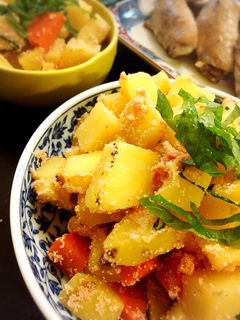 ほんのりバタ~風味♪ジャガイモと明太子煮-レシピのメイン写真