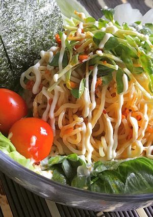 簡単！北海道発♪本格ピリ辛ラーメンサラダ-レシピのメイン写真