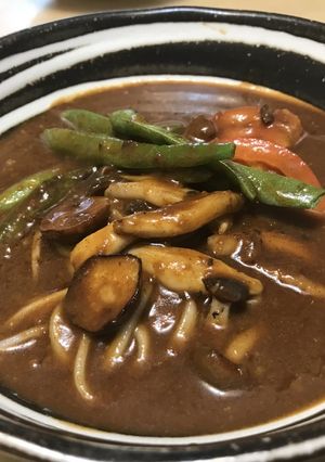 彩り冷やしカレーうどん-レシピのメイン写真
