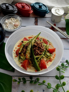 冷やしておいしい!塩ラーメンの豆乳担々麺-レシピのメイン写真