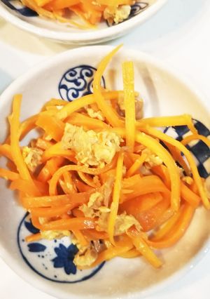 オレンジピールで絶品☆にんじんしりしり-レシピのメイン写真