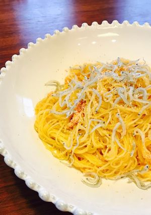 濃厚☆焼き明太子とじゃこのパスタ-レシピのメイン写真