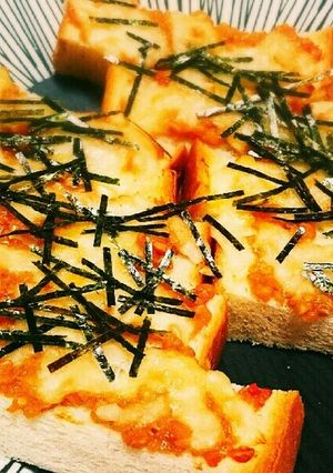 チーズがとろ~り♪スティック納豆トースト-レシピのメイン写真