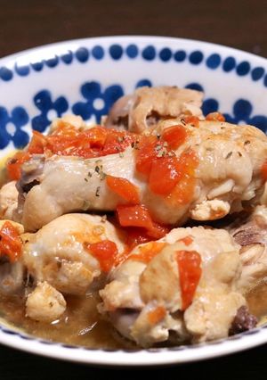 糖質制限にも！鶏肉のうまうまトマト煮込み-レシピのメイン写真