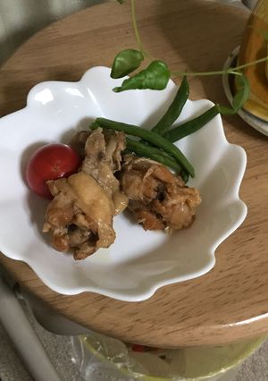 圧力鍋で簡単！ほろり手羽元肉の照り煮-レシピのメイン写真