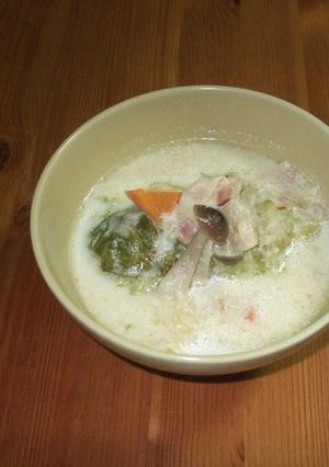 チャウダーで豪快ロールキャベツ！-レシピのメイン写真