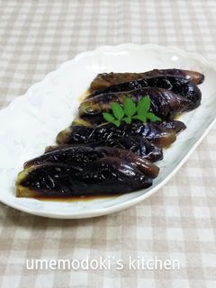焼き肉のたれと麺つゆで茄子の炒め煮-レシピのメイン写真