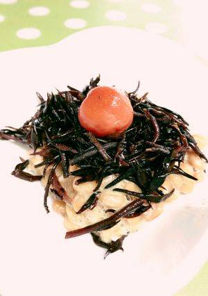 *梅ひじき納豆*-レシピのメイン写真