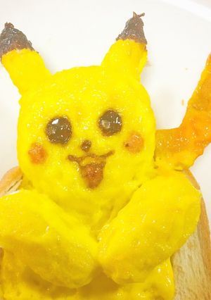 3Dトーストのピカチュウ-レシピのメイン写真