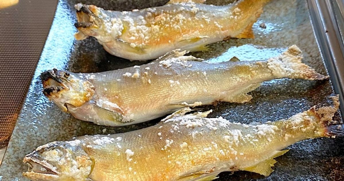 あゆの塩焼きさま確認ページ♡ 楽天市場】子持ち 鮎 塩焼き 冷凍 子持 あゆの塩焼き 《 1尾