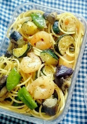 あっさり♪ズッキーニとナスのパスタ-レシピのメイン写真