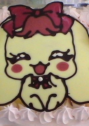 デコチョコ★プリキュア5ケーキ（ミルク）-レシピのメイン写真
