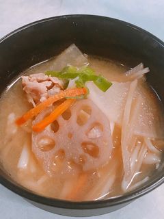 残ったお惣菜のきんぴらで作る 簡単!豚汁-レシピのメイン写真
