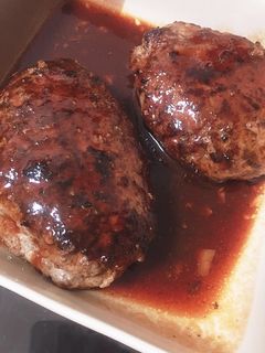 ふわふわハンバーグ-レシピのメイン写真