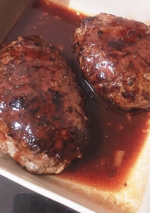 ふわふわハンバーグ-レシピのメイン写真