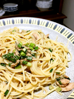 ツナと青ネギの和風パスタ-レシピのメイン写真