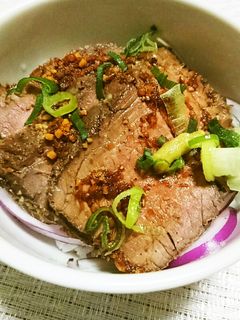 ローストビーフ丼-レシピのメイン写真