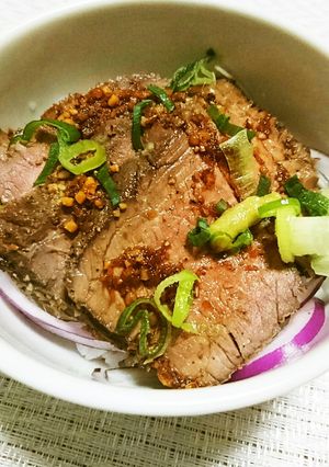 ローストビーフ丼-レシピのメイン写真