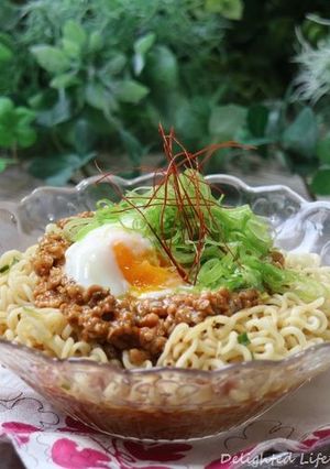 地獄納豆の冷やしラーメン-レシピのメイン写真
