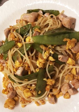 さやえんどうパスタ-レシピのメイン写真