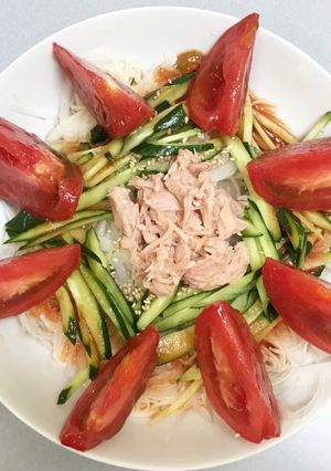 簡単激ウマ！冷製トマトそうめん-レシピのメイン写真