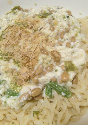 冷やしラーメン 豆腐と納豆!-レシピのメイン写真