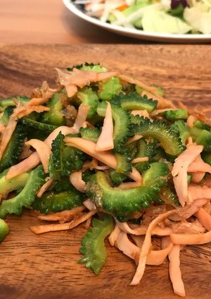 やみつき！ゴーヤとハムの炒め物-レシピのメイン写真