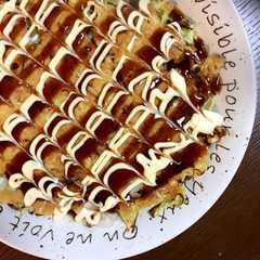 米粉のお餅とキャベツのお好み焼き-レシピのメイン写真